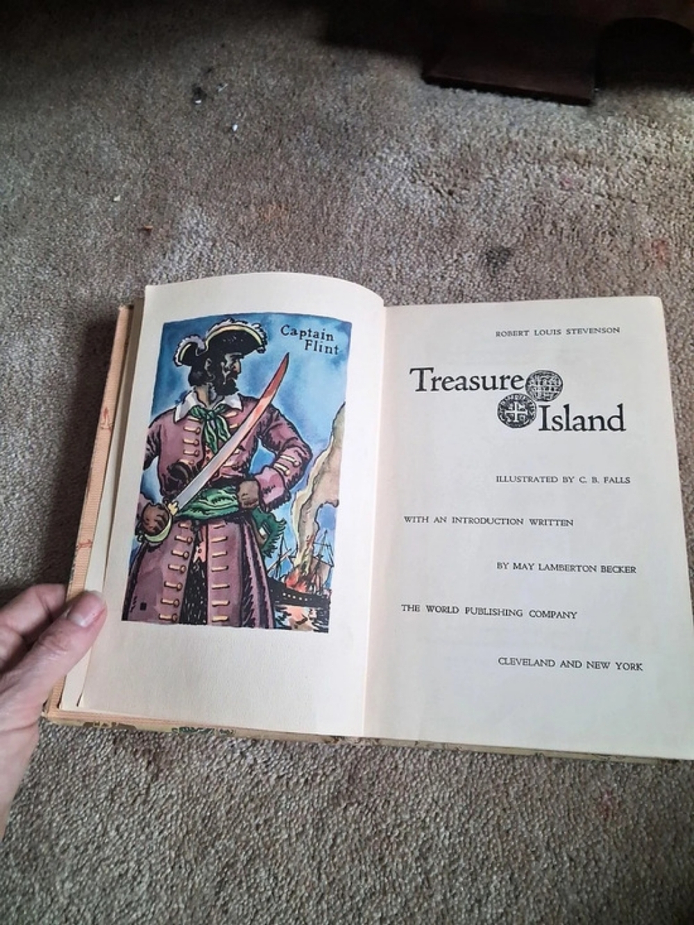 Rainbow Classics Treasure Island Illustrated Vintage Book Fair